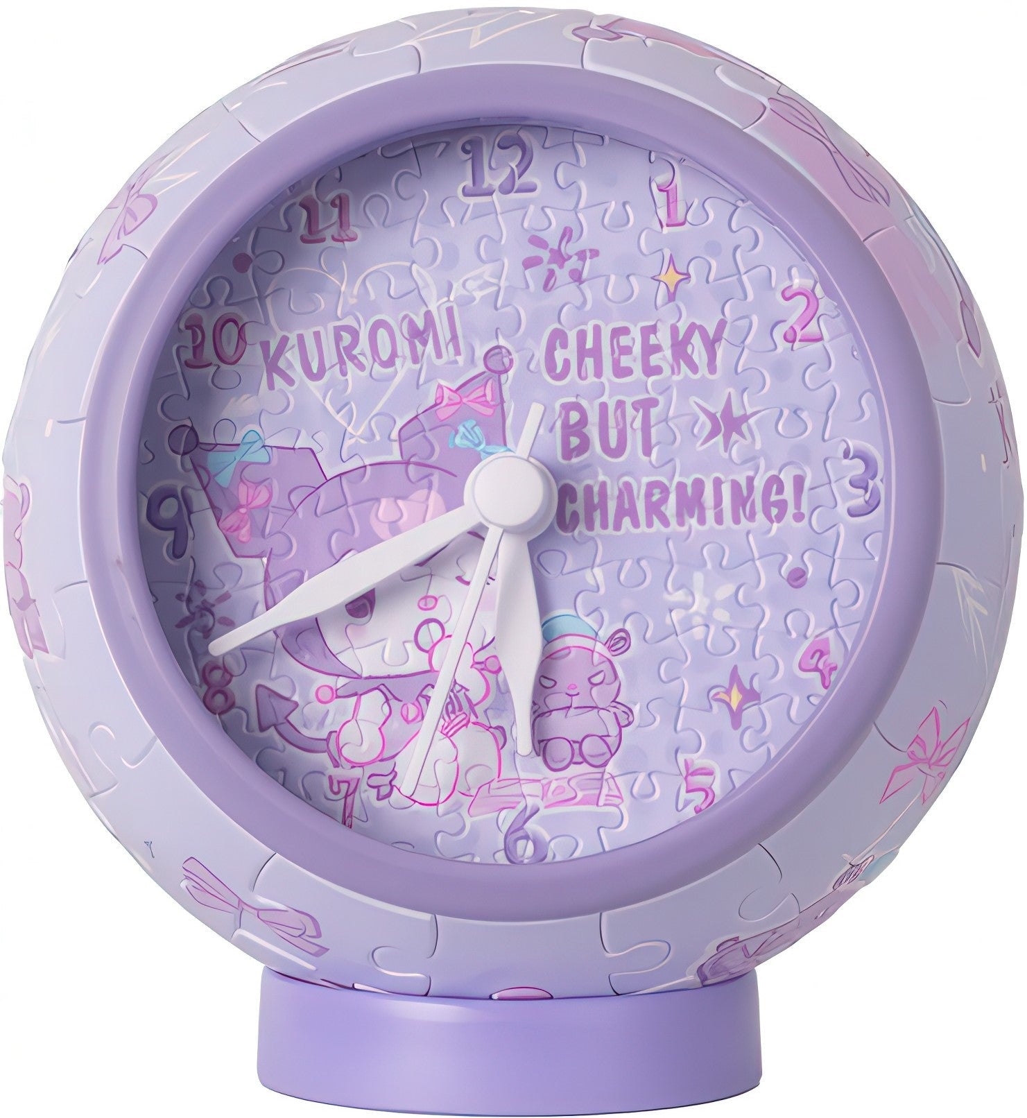 pintoo-kc1085-kuromi-series---charming-villain-145-pieces-table-clock-puzzle