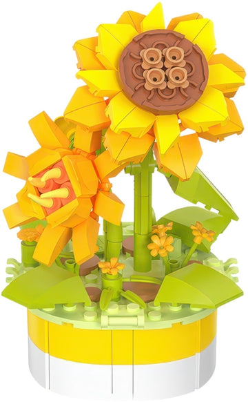 pintoo-kz1024-flowers---sunflower-255-pieces-mini-block