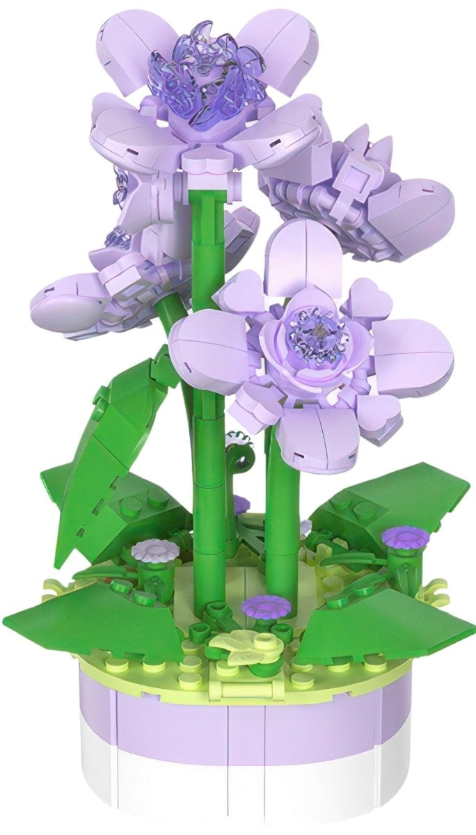 pintoo-kz1025-flowers---violet-326-pieces-mini-block