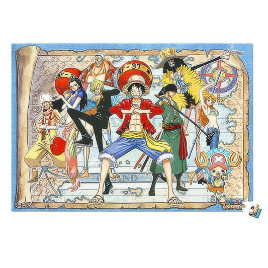 Pintoo P1294　One Piece (3)　368 Pieces Plastic Puzzle + Stand Set