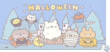 pintoo-p1414-bread-tree---happy-halloween-253-pieces-puzzle-+-stand-set