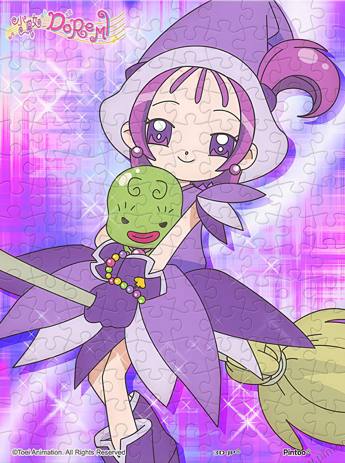 pintoo-p1604-ojamajo-doremi-series---onpu-150-pieces-puzzle-+-frame-set