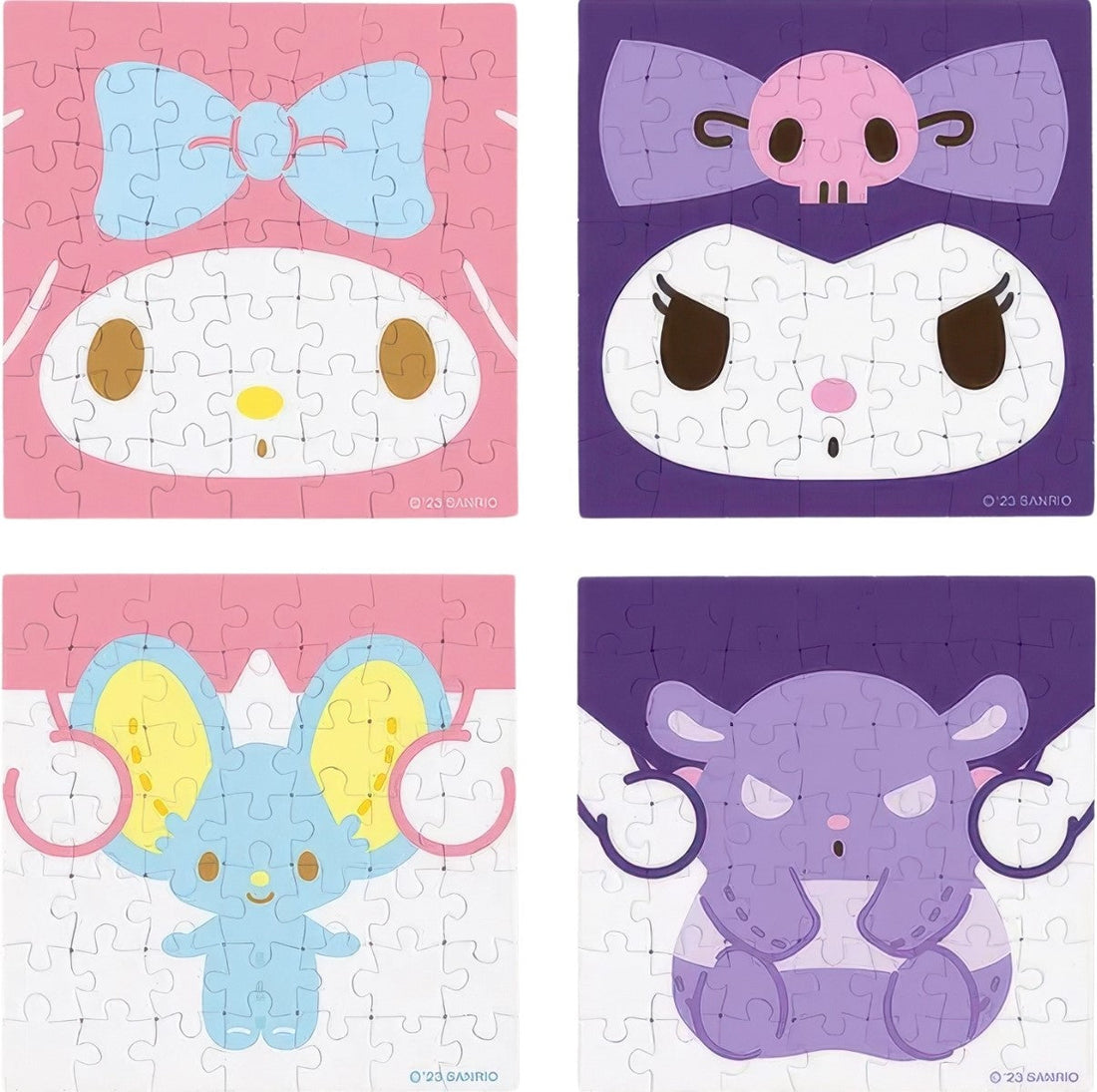 pintoo-pp1033-sanrio---my-melody-&-kuromi-49-multipack-4-jigsaw-puzzle