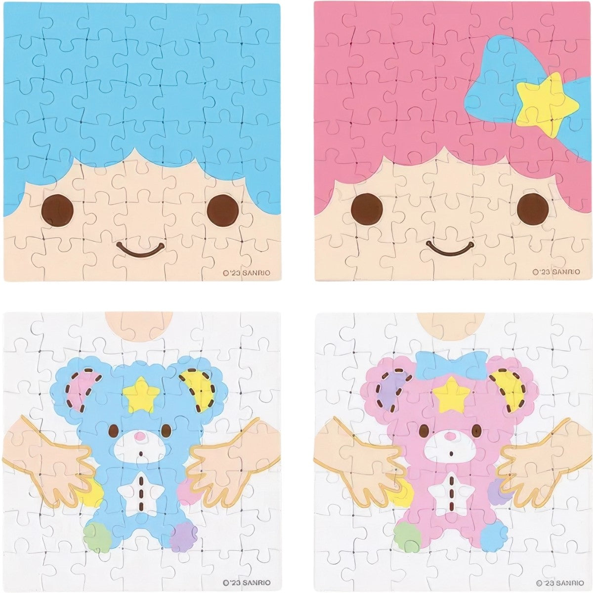 pintoo-pp1035-sanrio---little-twin-stars-49-multipack-4-jigsaw-puzzle