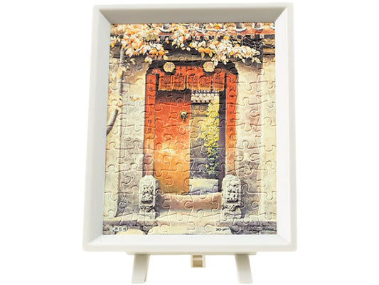 Pintoo • Huang Youwei • Home Entrance with Persimmon　80 PCS　Plastic Jigsaw Puzzle