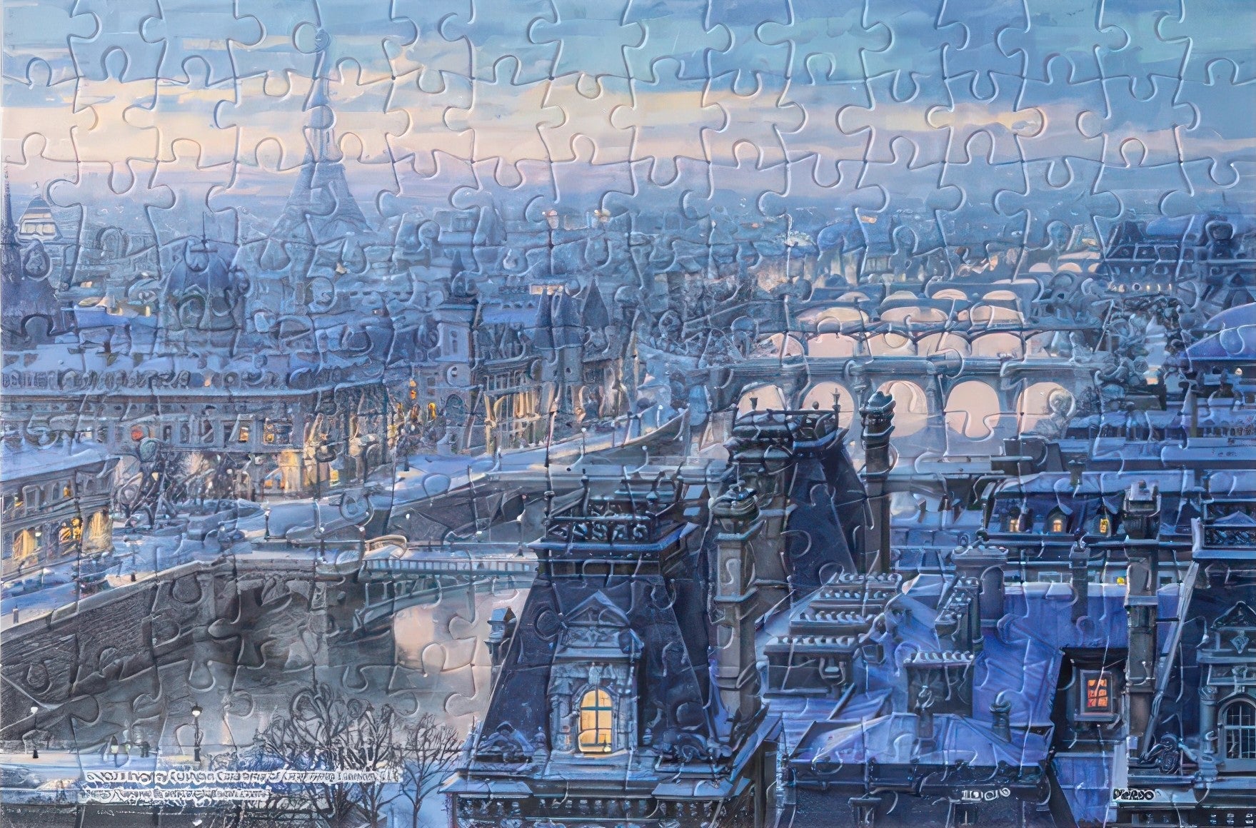 pintoo-q1119-evgeny-lushpin---by-the-seine-160-pieces-jigsaw-puzzle