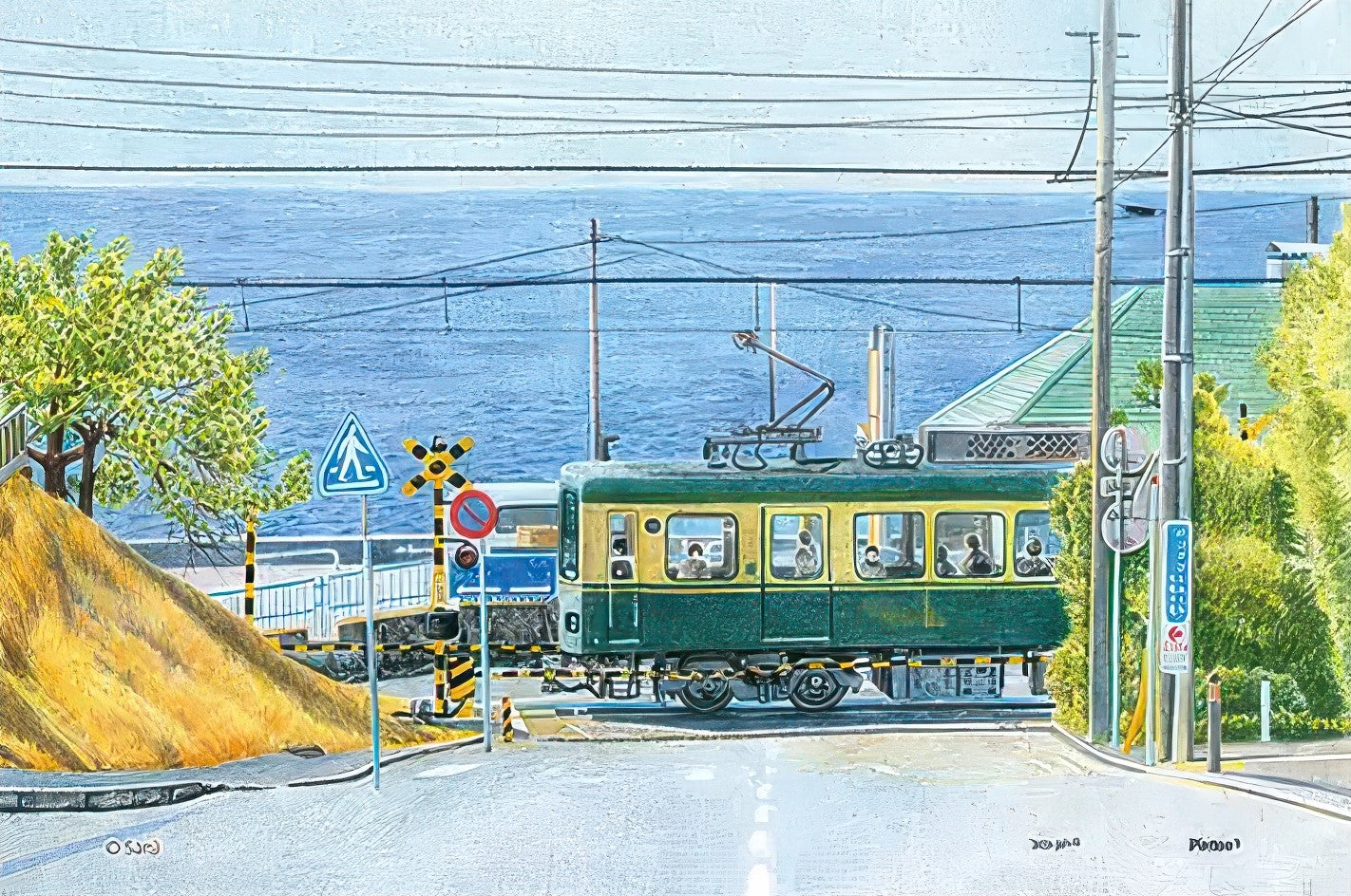 pintoo-q1127-sanji---midsummer-kamakura-160-pieces-jigsaw-puzzle