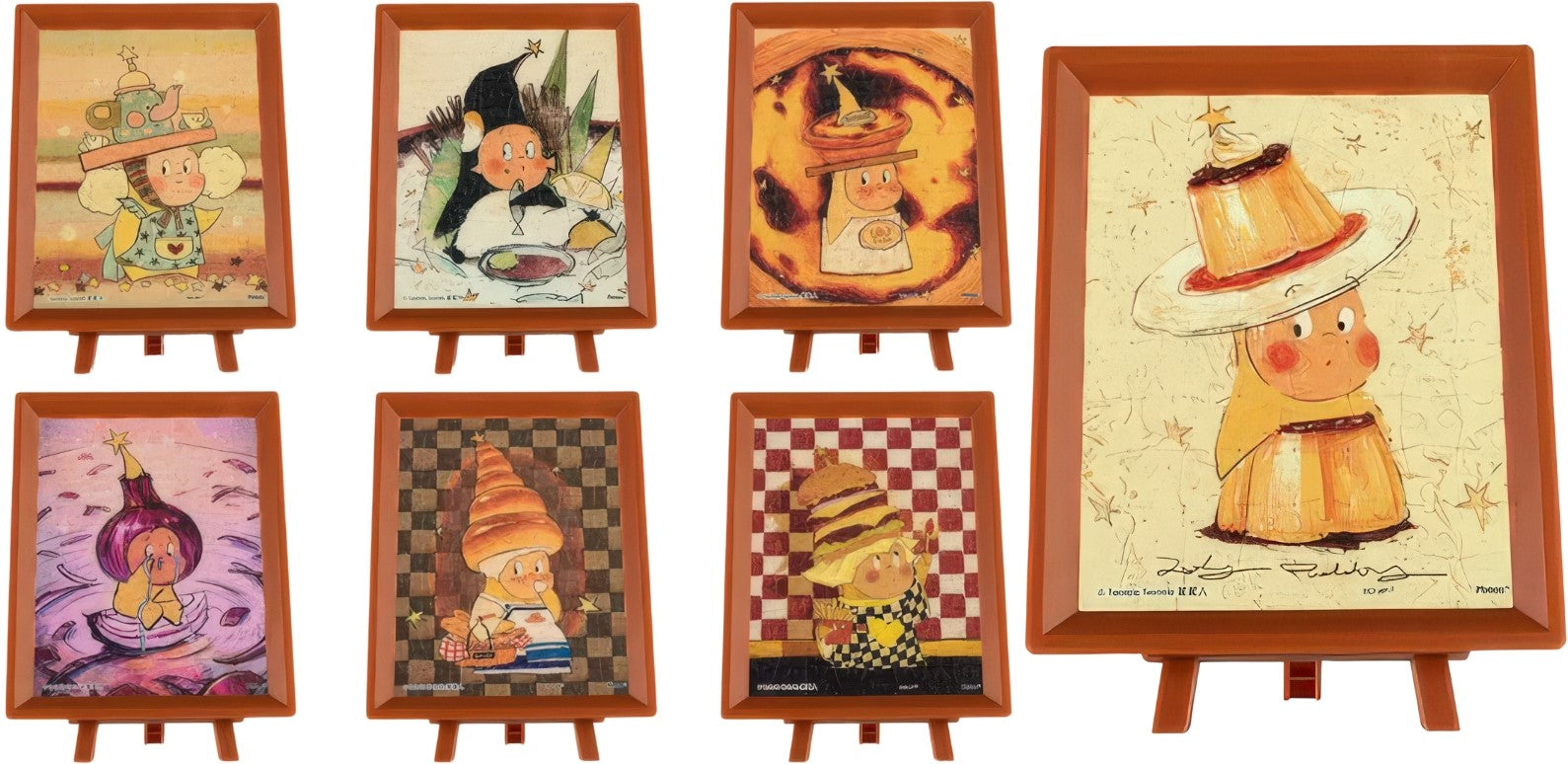 pintoo-q1133-twinkletwinkle-star-man---afternoon-tea-fairytale-series-80-blind-box-6-puzzle-+-frame-set