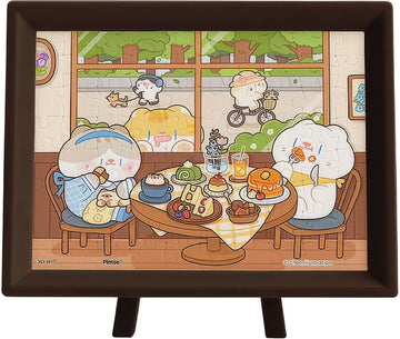 pintoo-q1315-chen-chen---afternoon-tea-date-80-pieces-puzzle-+-frame-set