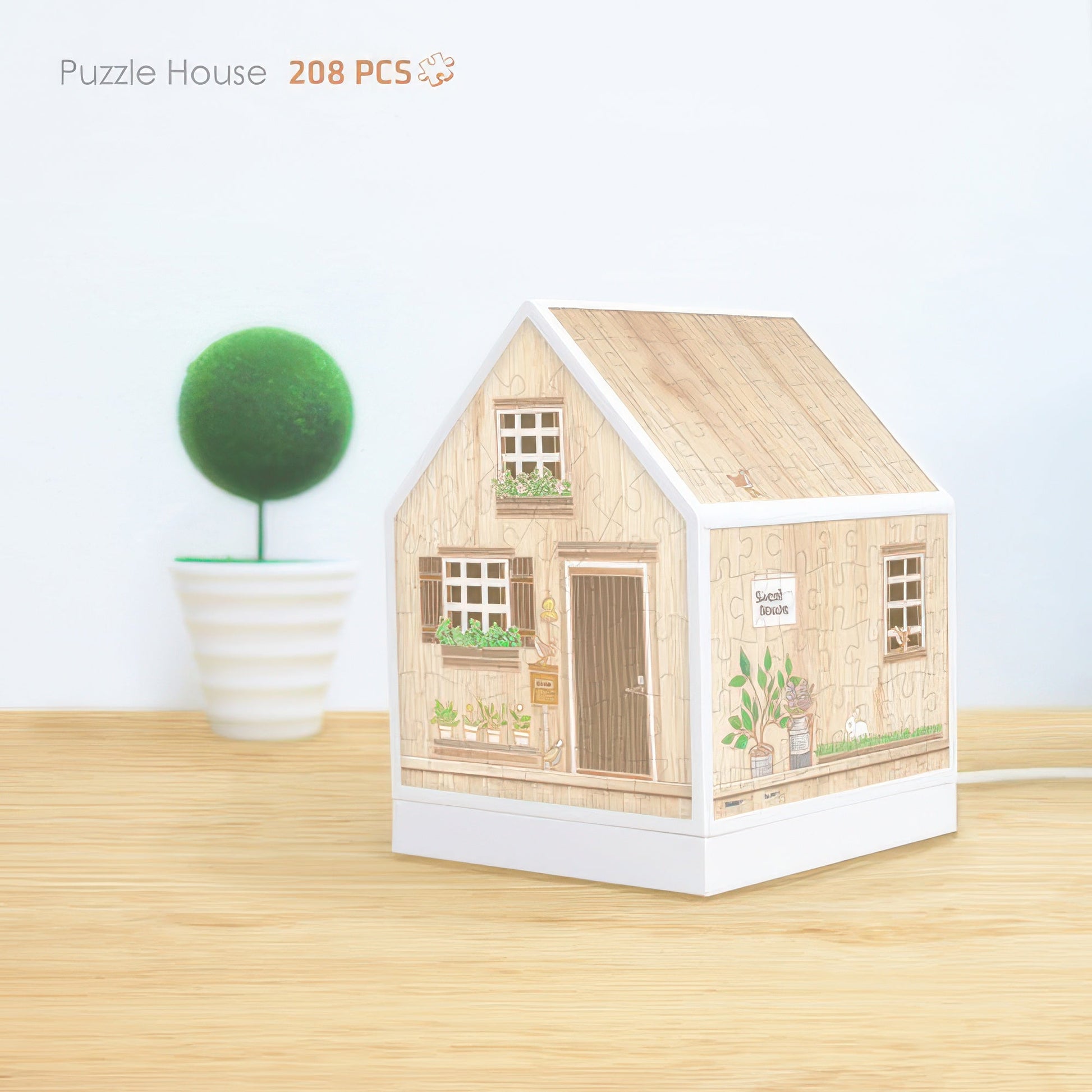 pintoo-r1005-garden-cabin-208-pieces-plastic-lamp-puzzle