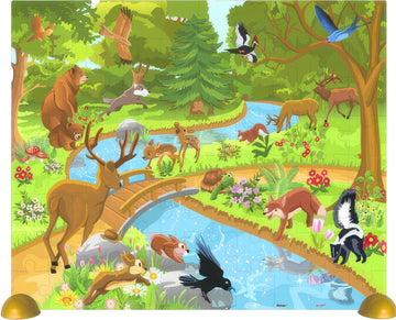 pintoo-t1023-gathering-by-the-stream-80-pieces-kids-puzzle