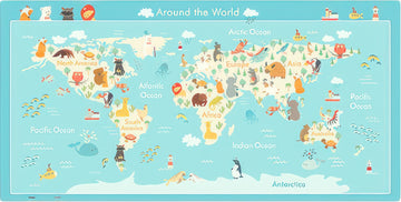 pintoo-t1049-animal-world-map-128-pieces-kids-puzzle