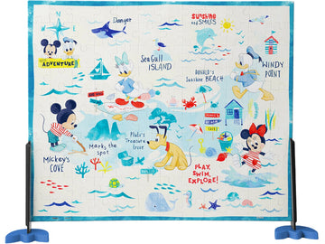 Pintoo • Mickey & Friends • Island Treasure Hunts　120 PCS　Plastic Jigsaw Puzzle