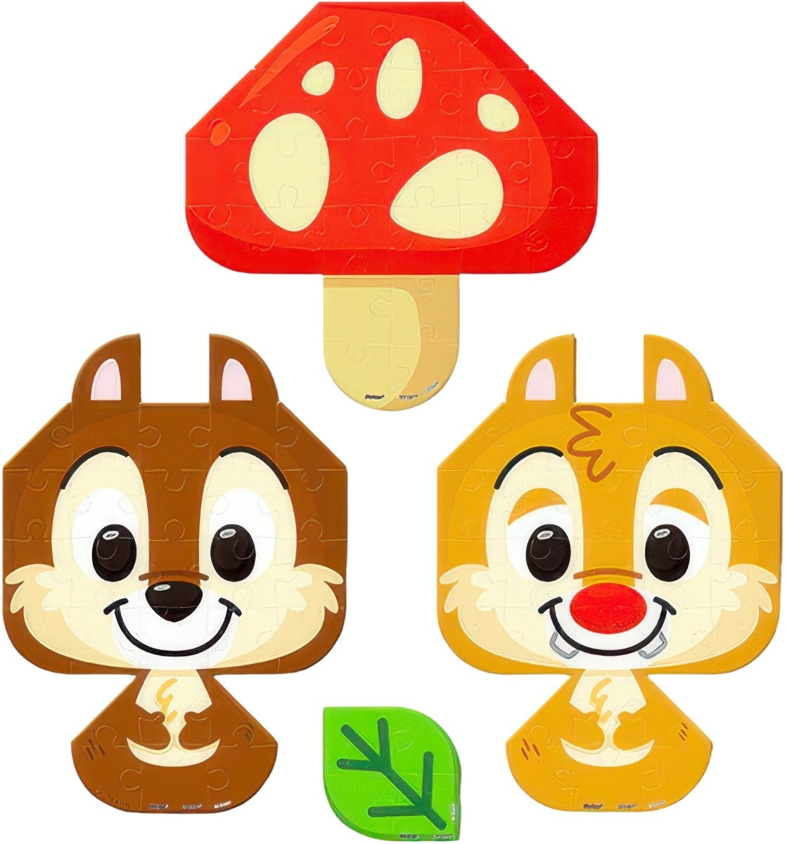 pintoo-t1076-chip-'n'-dale---forest-friends-multipack-4-kids-puzzle