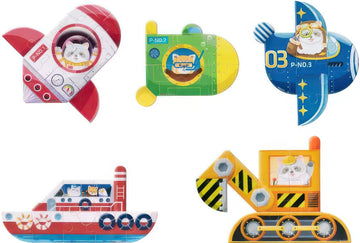 pintoo-t1109-animal-friends-series---navigator-multipack-5-kids-puzzle