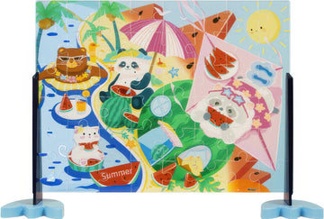 pintoo-t1142-pazzy's-mood-diary---summer-of-four-seasons-48-pieces-kids-puzzle