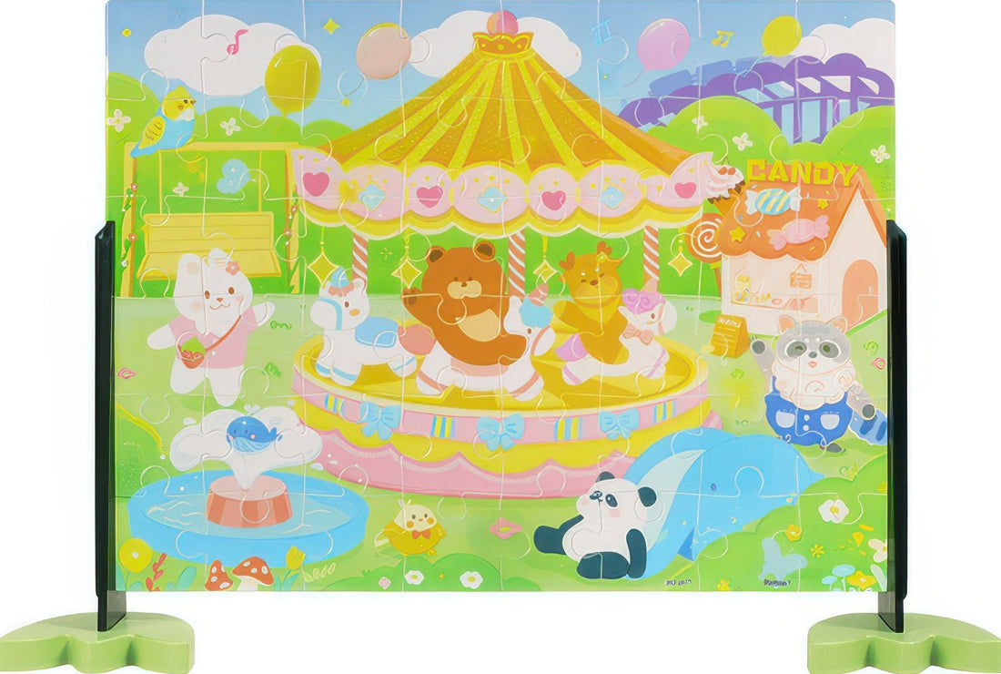 pintoo-t1146-pazzy's-mood-diary---wish-carousel-48-pieces-kids-puzzle