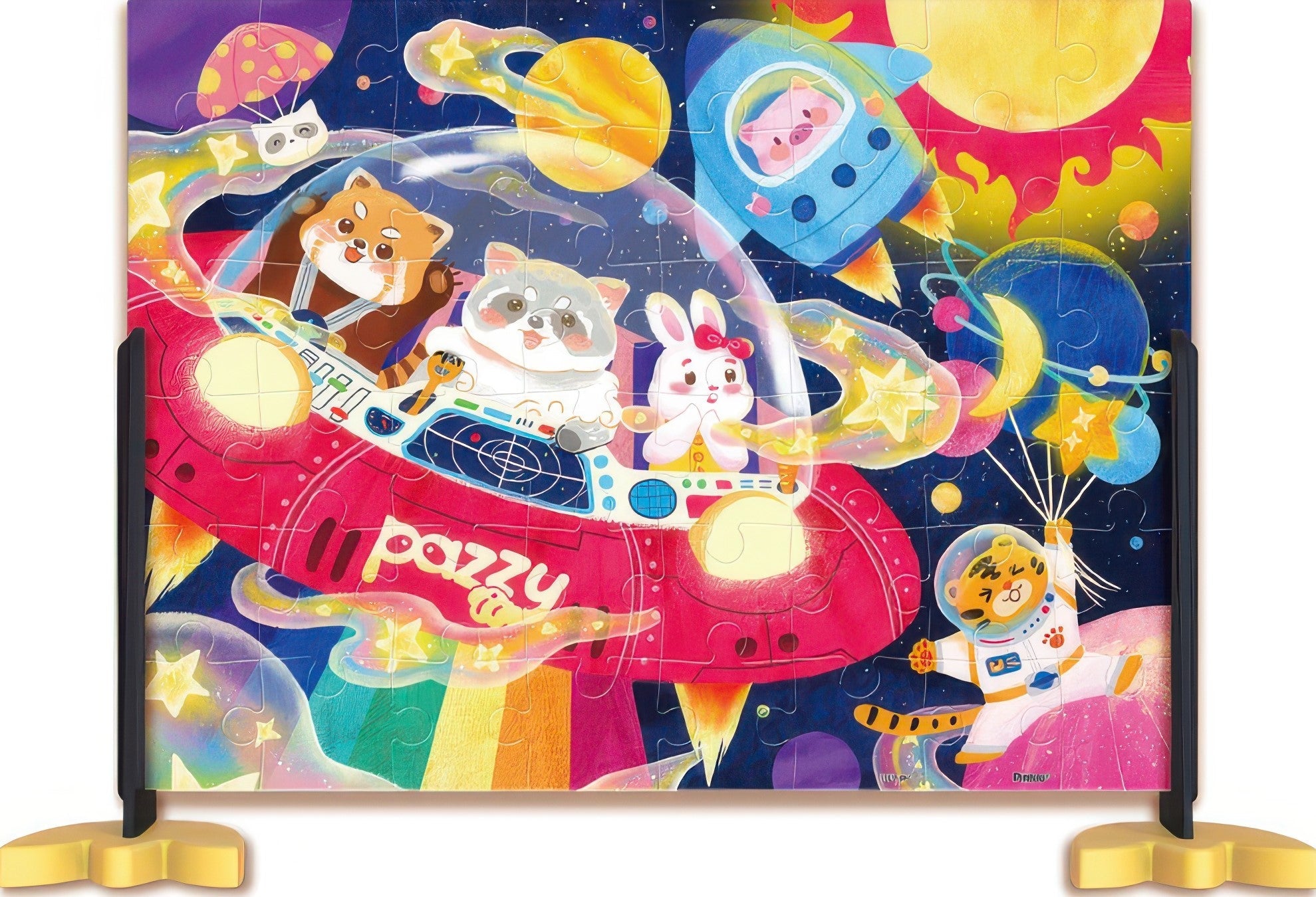 pintoo-t1148-pazzy's-mood-diary---spaceship-48-pieces-kids-puzzle