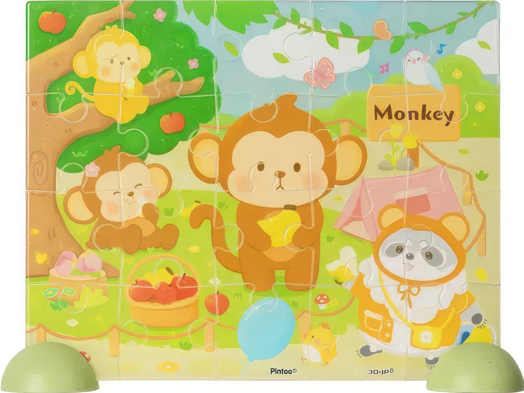 pintoo-t1151-animal-series---monkey-friends-20-pieces-kids-puzzle