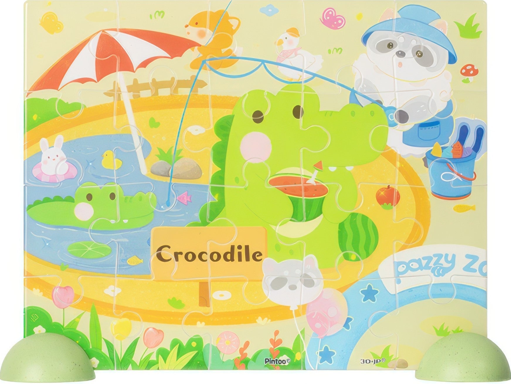 pintoo-t1154-animal-series---crocodile-friends-20-pieces-kids-puzzle