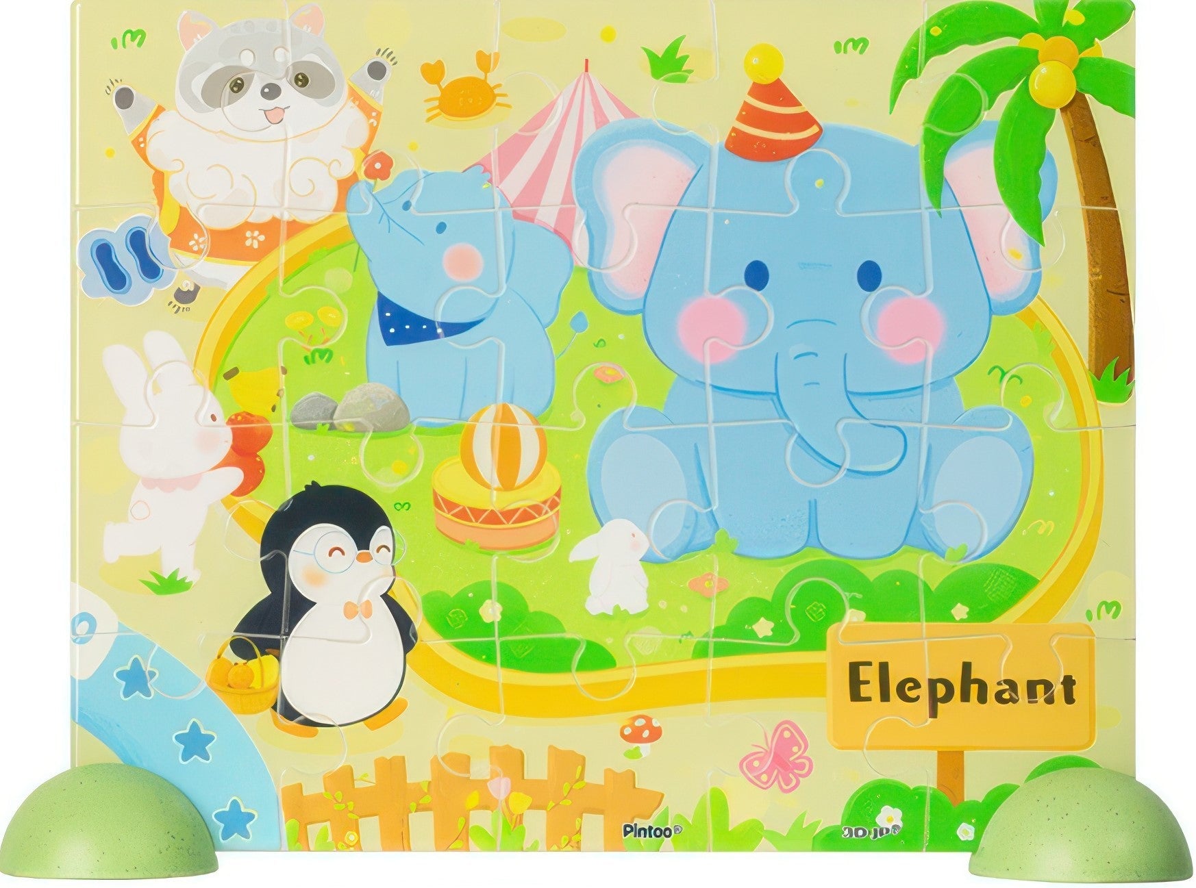 pintoo-t1155-animal-series---elephant-friends-20-pieces-kids-puzzle