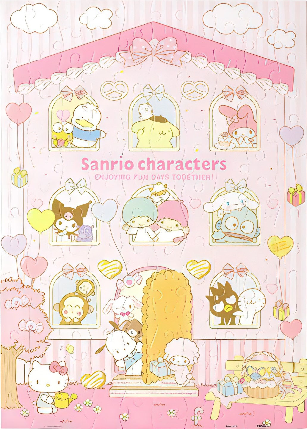 pintoo-t1205-sanrio-family-series---dessert-house-140-pieces-kids-puzzle