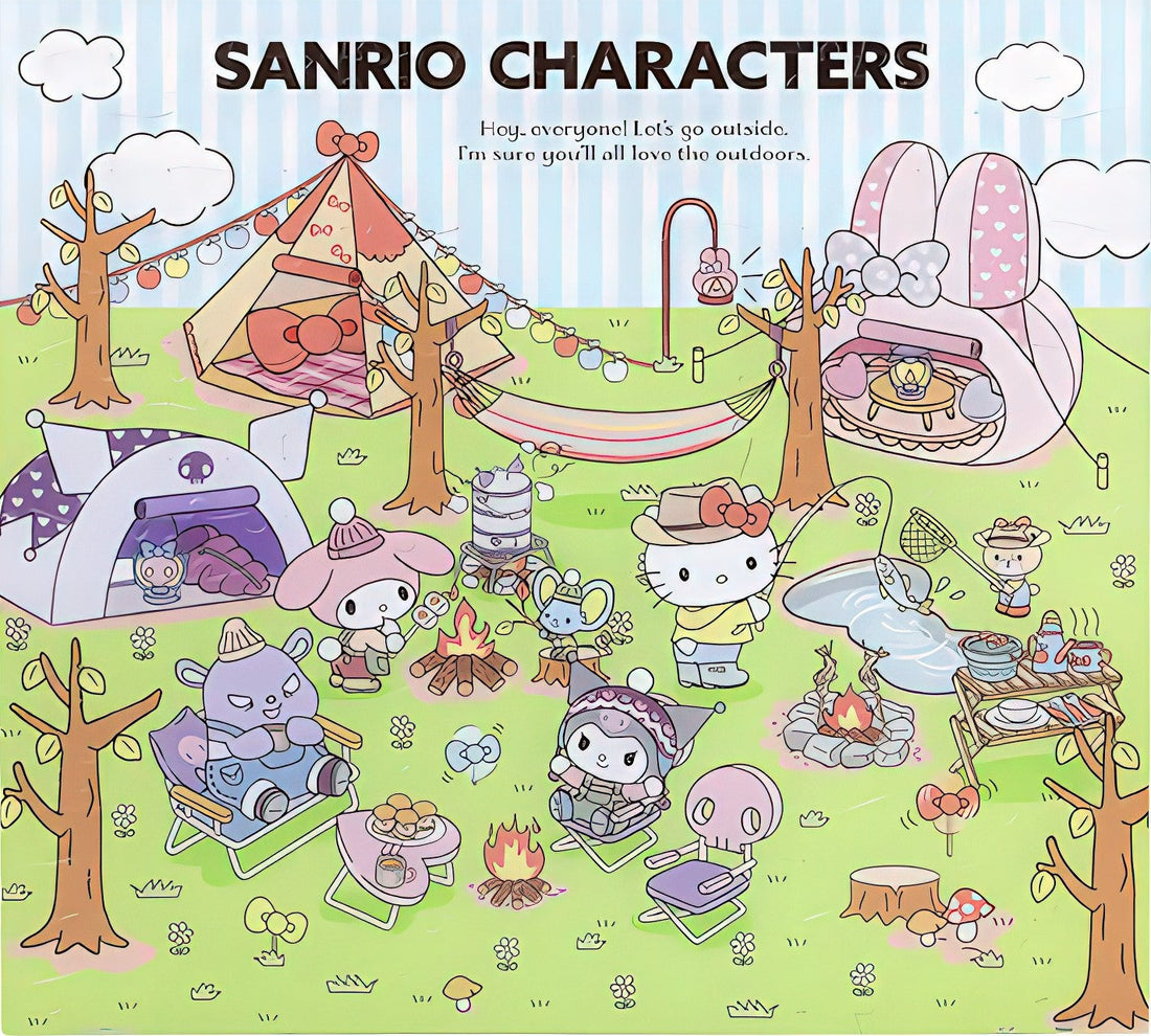 pintoo-t1208-sanrio-family-series---let's-go-camping-360-pieces-jigsaw-puzzle