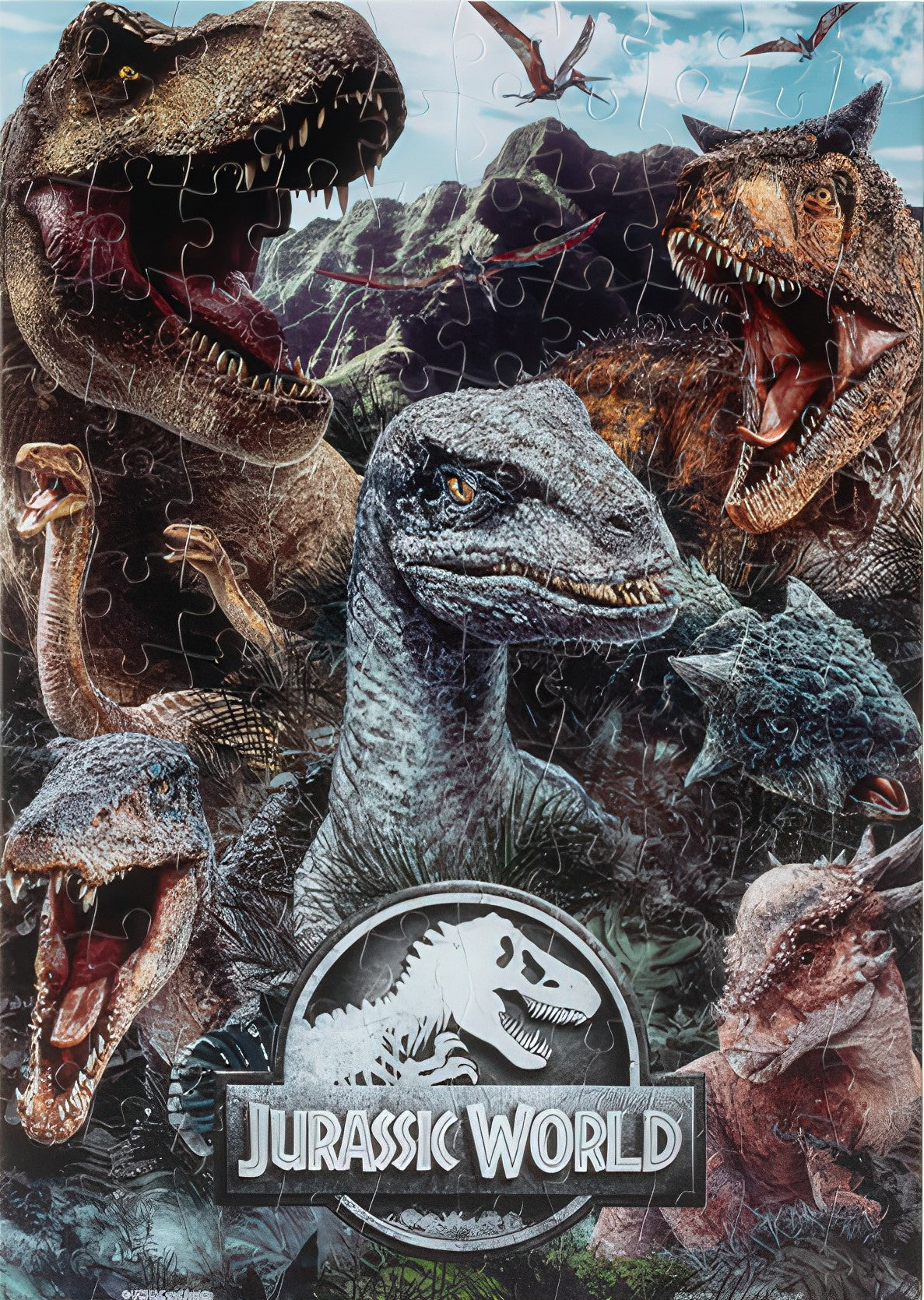 pintoo-t1212-jurassic-dinosaurs---ancient-king-140-pieces-kids-puzzle