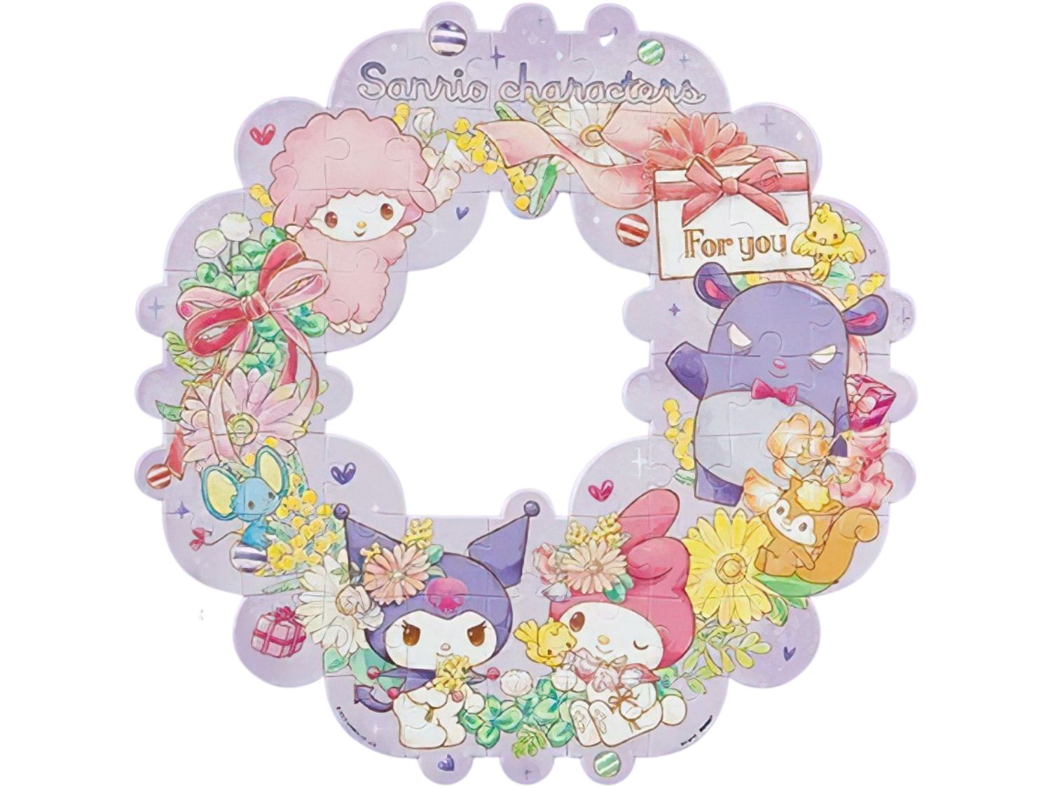 Pintoo • Sanrio • Garland of Love　56 PCS　Plastic　Jigsaw Puzzle