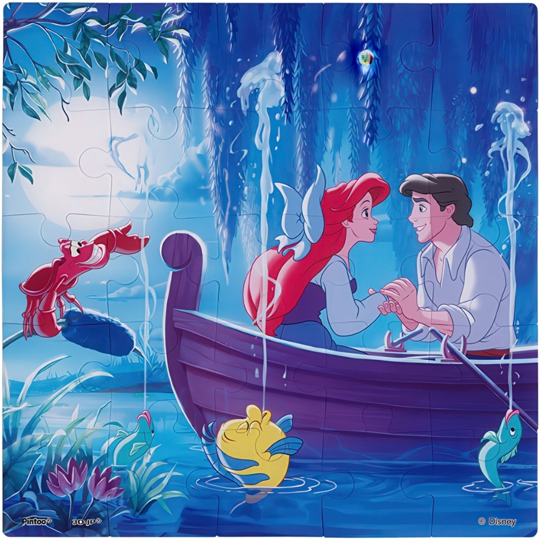 pintoo-tc1004-the-little-mermaid-series---kiss-the-girl-25-pieces-jigsaw-puzzle