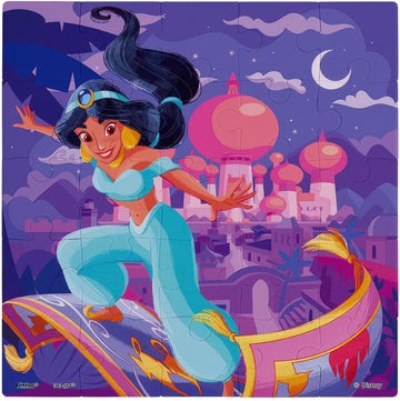 pintoo-tc1010-princess-series---jasmine-princess-illustration-25-pieces-jigsaw-puzzle