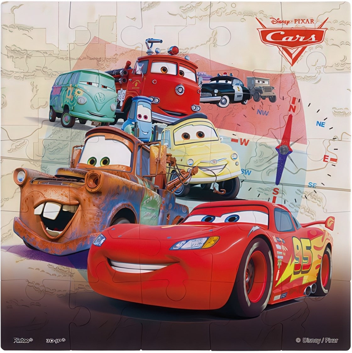 pintoo-tc1014-cars-series---road-trip-25-pieces-jigsaw-puzzle