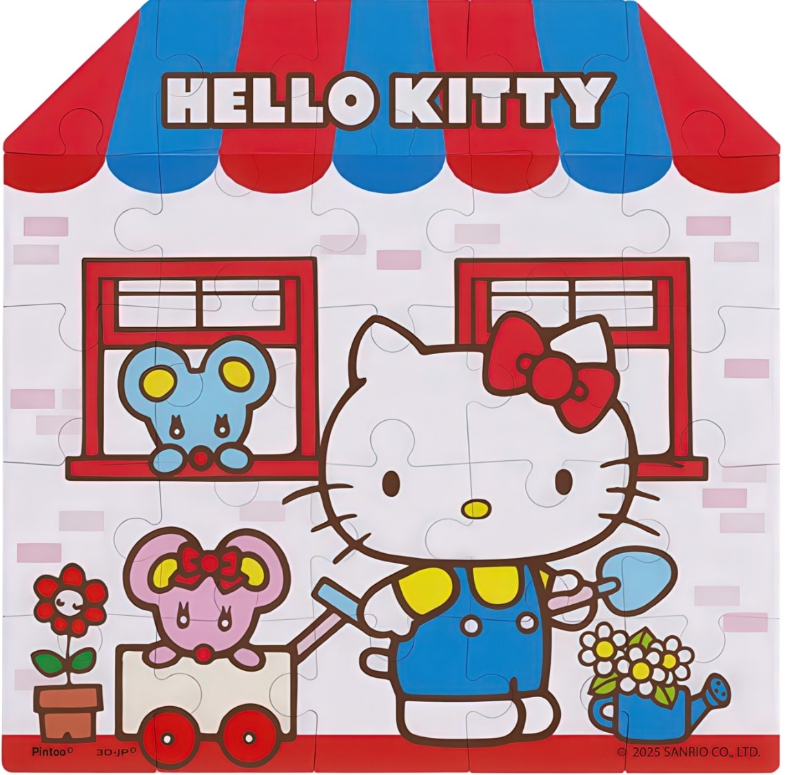 pintoo-tc1018-hello-kitty-series---cute-town-25-pieces-jigsaw-puzzle