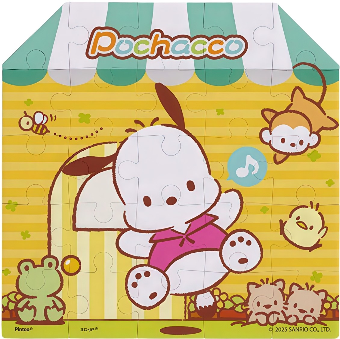 pintoo-tc1019-pochacco-series---cute-town-25-pieces-jigsaw-puzzle