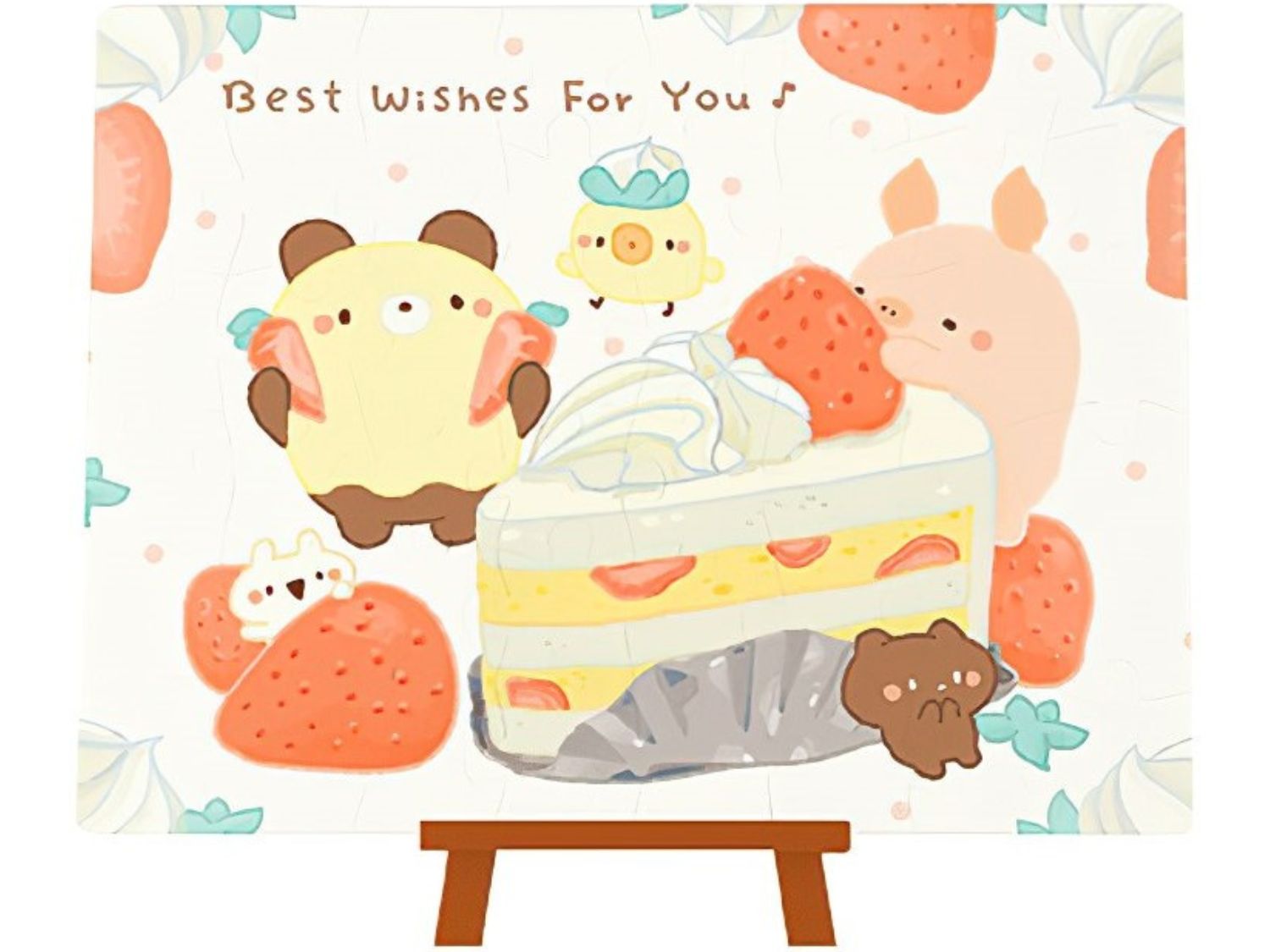 Pintoo • Bread Tree • Best Wishes For You　48 PCS　Plastic Jigsaw Puzzle