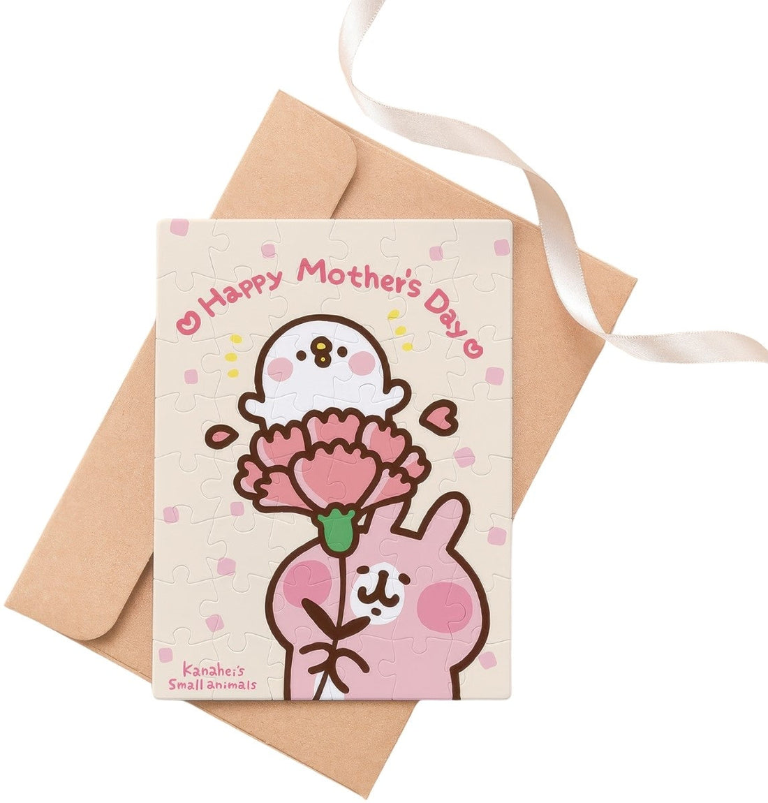 pintoo-v1097-kanahei's-small-animals---happy-mother's-day-48-pieces-note-puzzle