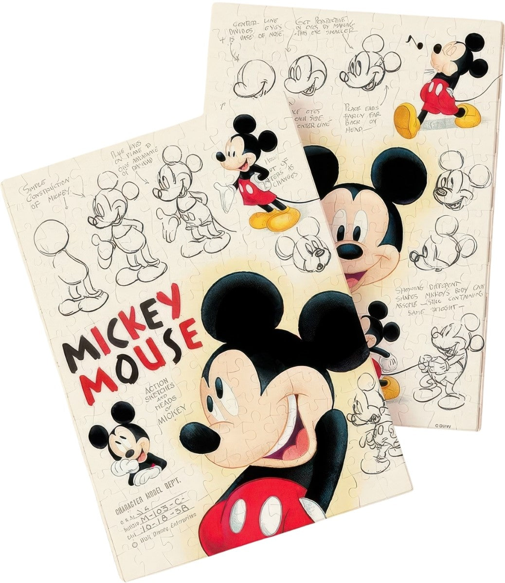 pintoo-ya1001-mickey-and-friends---hand-drawn-mickey-style-329-pieces-book-cover-puzzle