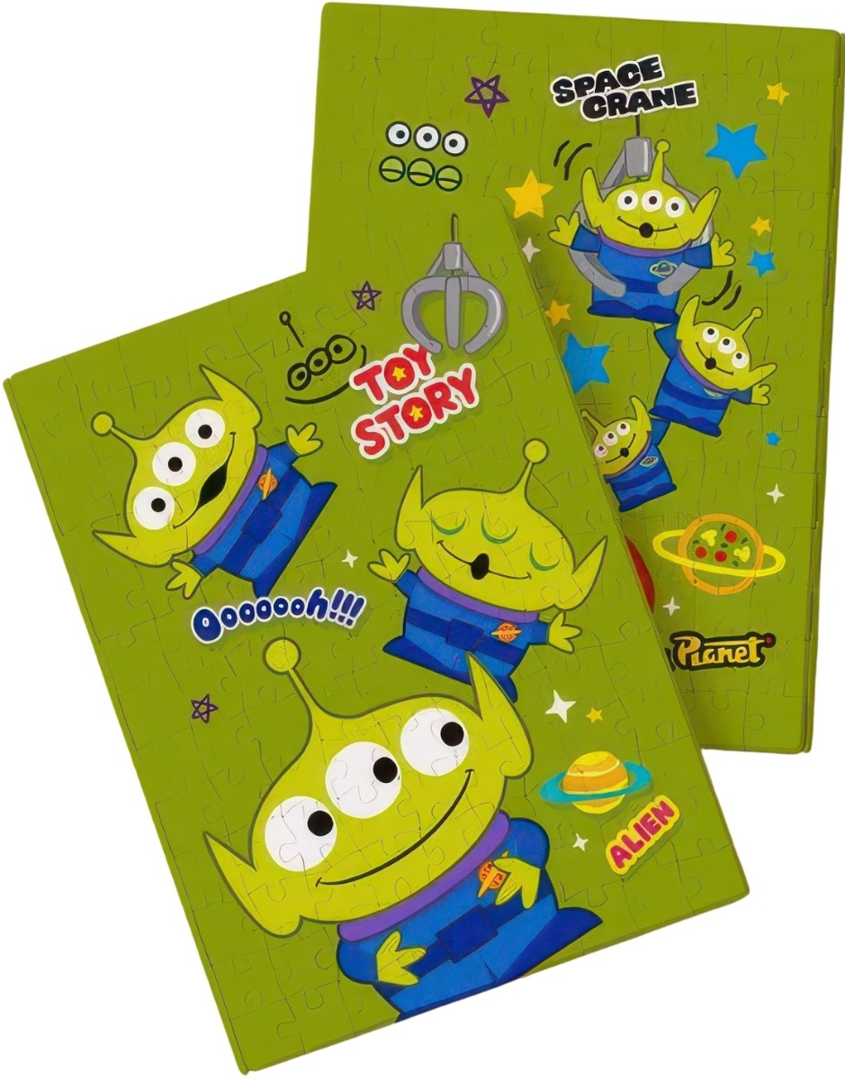 pintoo-yb1017-toy-story---alien-233-pieces-book-cover-puzzle