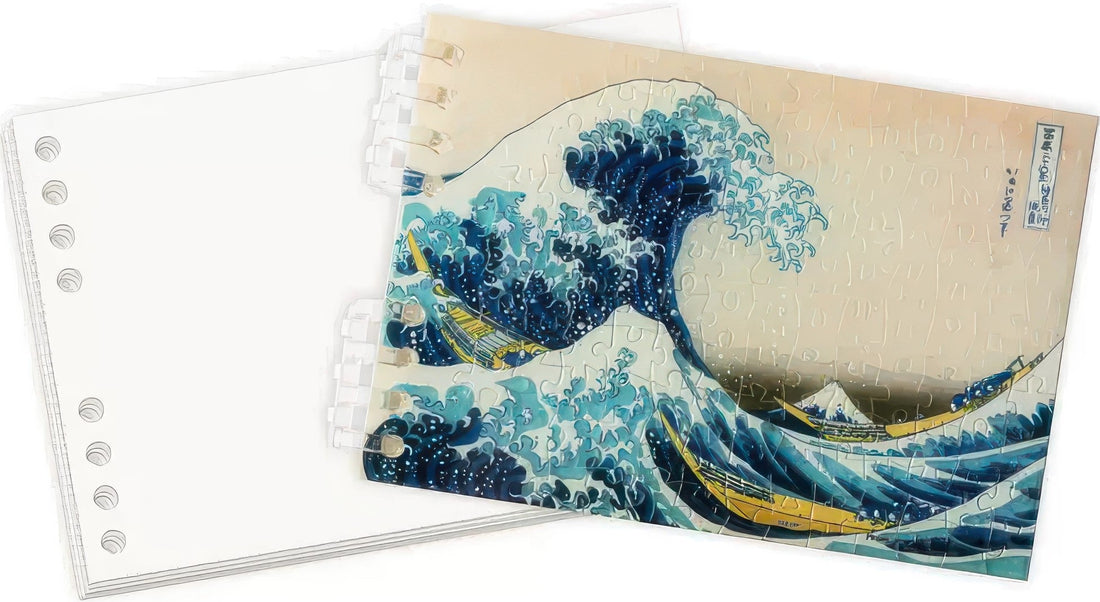 pintoo-yd1005-katsushika-hokusai---the-great-wave-off-kanagawa-124-pieces-binder-cover-puzzle