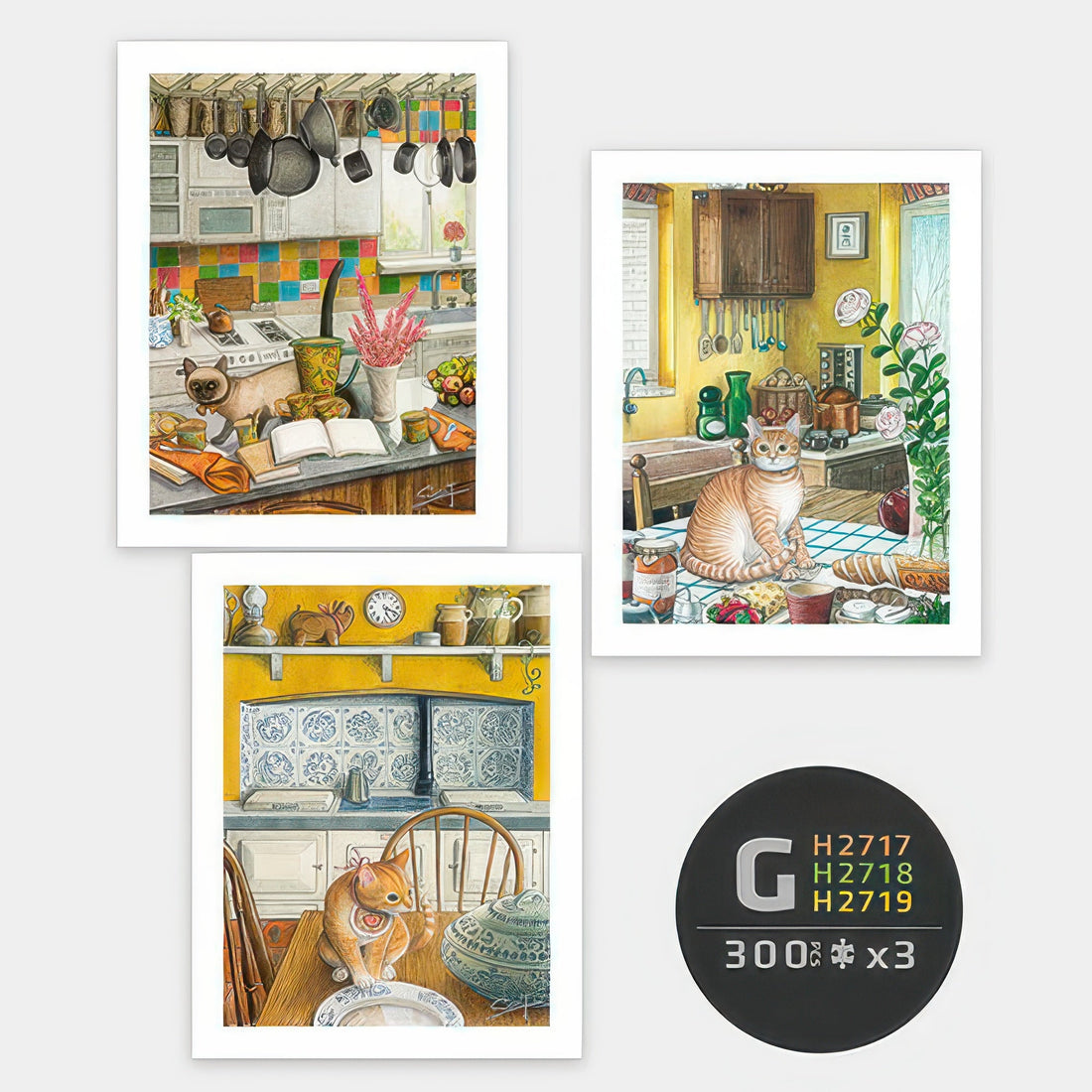 pintoo-z1029-animal-cat-in-the-kitchen-900-multipack-plastic-jigsaw-puzzle