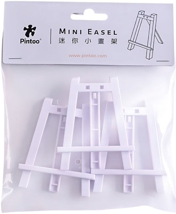 pintoo-z1133-mini-easel-set---solid-color-series---white-puzzle-stand