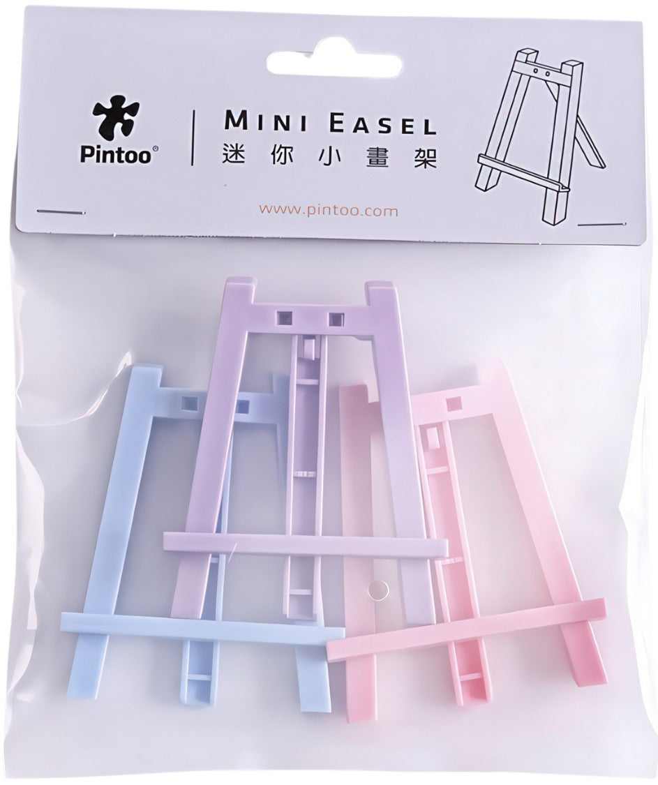 pintoo-z1134-mini-easel-set---candy-color-series---blue-purple-pink-puzzle-stand