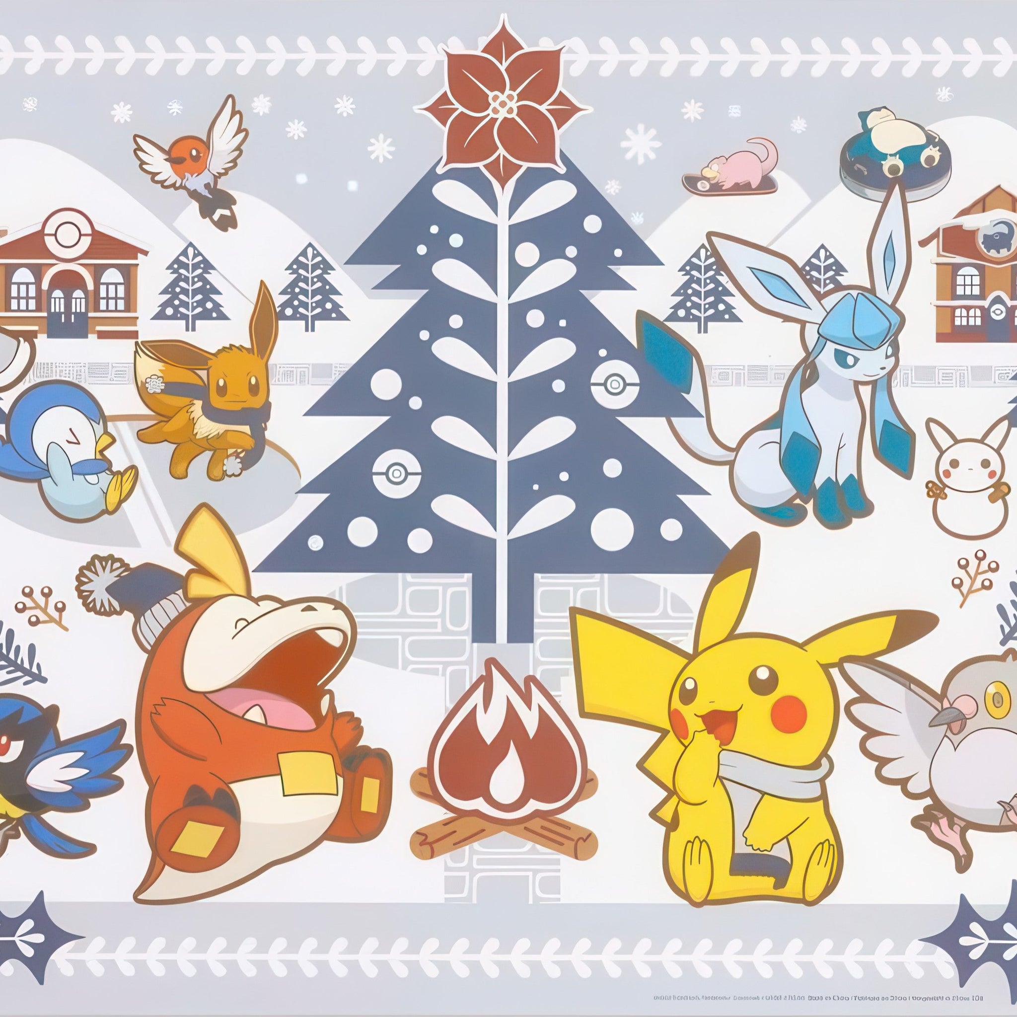 poke12066-pikachu,-fuecoco-&-friends-holiday-500-pieces-jigsaw-puzzle