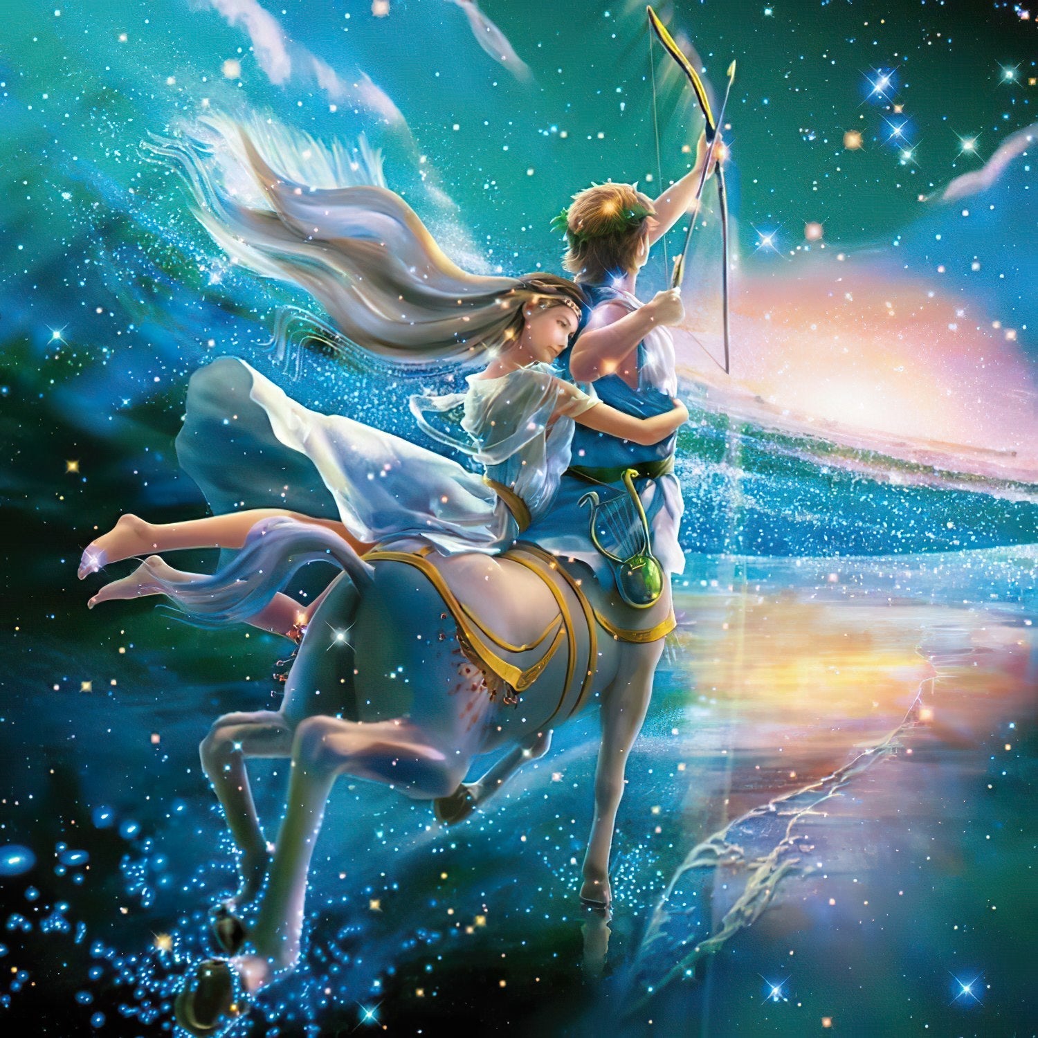 puzzle-house-03-611-illustration-sagittarius-1000-pieces-jigsaw-puzzle