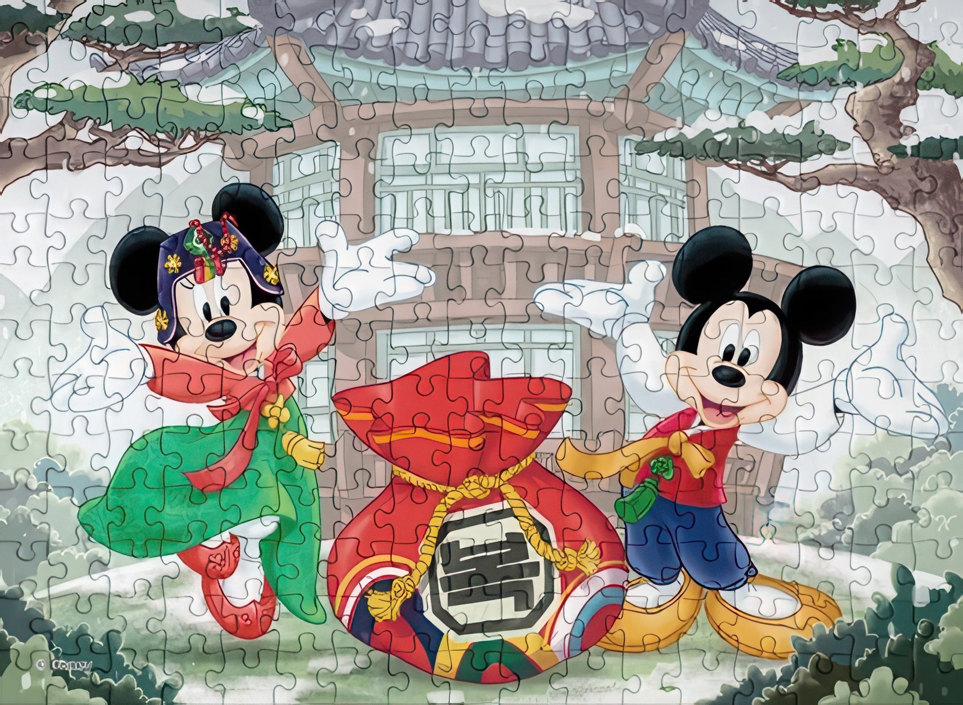 puzzle-life-d548-mickey-friends-korean-mickey-and-minnie-lucky-bag-500-pieces-jigsaw-puzzle