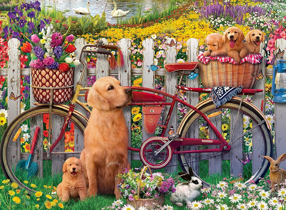 ravensburger-15036-animal-cute-dogs-in-the-garden-500-pieces-jigsaw-puzzle