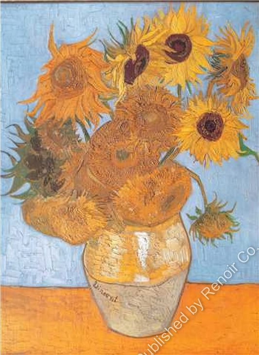 Renoir CL-1000-31438　Fine Art • Sunflowers　1000 Pieces Jigsaw Puzzle