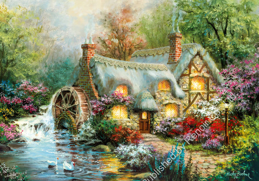 Renoir CL-1500-31812　Illustration • Country House　1500 Pieces Jigsaw Puzzle