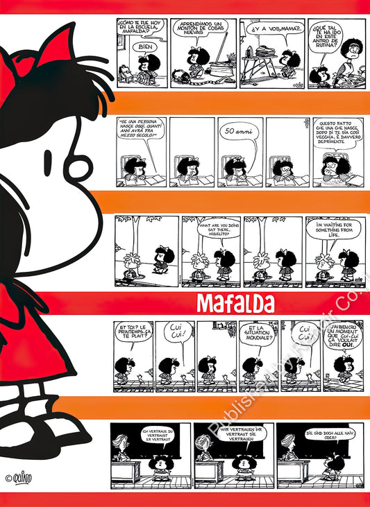 Renoir CL-500-35104　Mafalda • Multilingual Short Comics　500 Pieces Jigsaw Puzzle