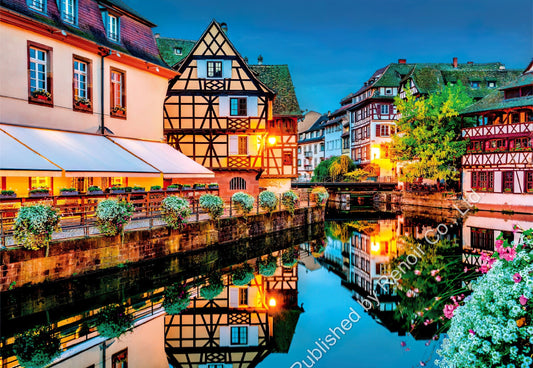 Renoir CL-500-35147　Illustration • Strasbourg Old Town　500 Pieces Jigsaw Puzzle